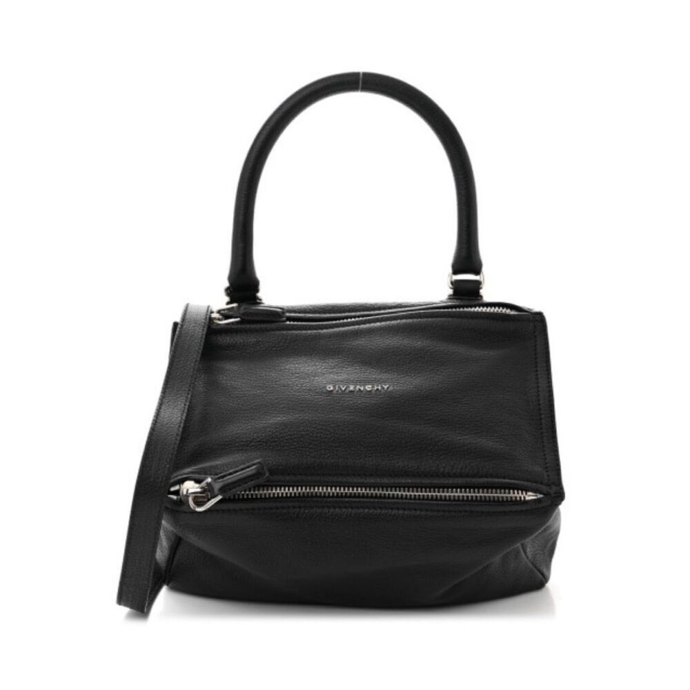 Givenchy Sugar Goatskin Small Pandora Crossbody Handbag Black